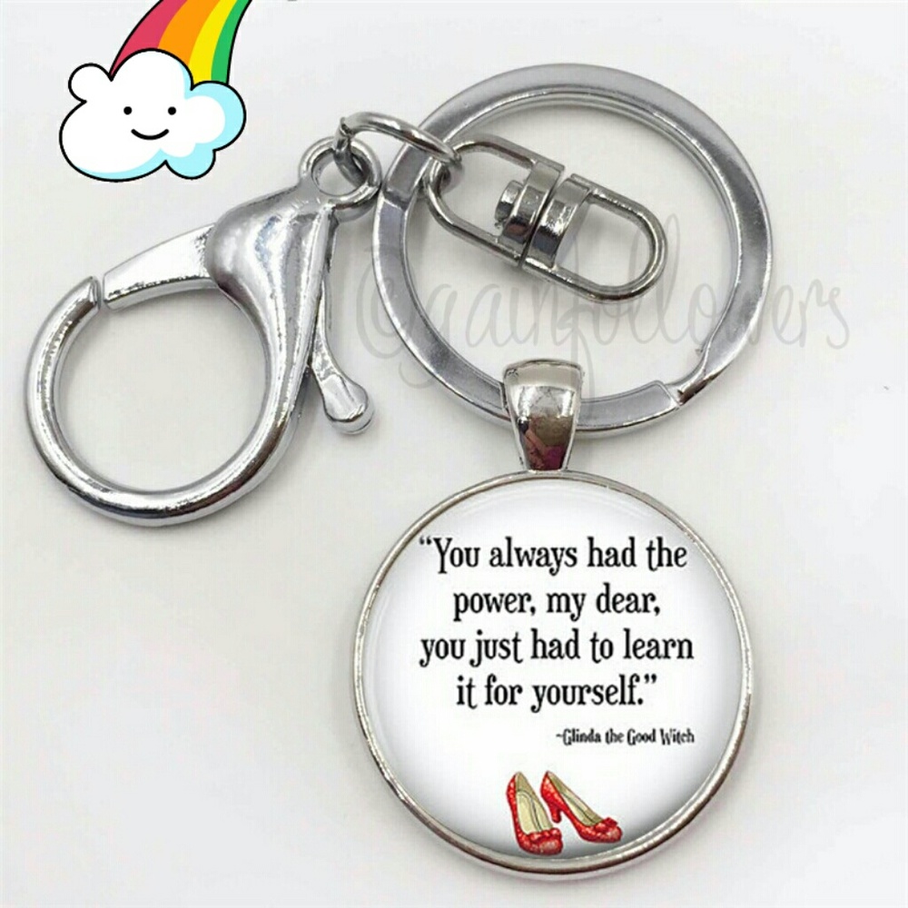 Wizard of Oz Cabochon Keychain